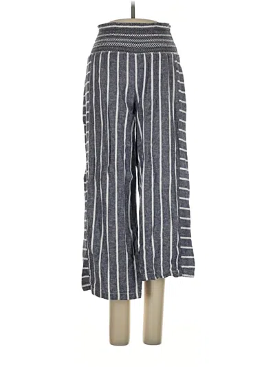 Pre-owned Sincerely Jules Linen Pants In Blue