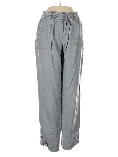 Pre-owned Sincerely Jules Linen Pants In Gray