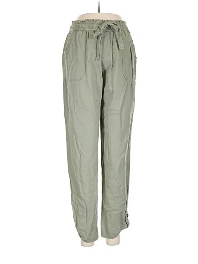 Pre-owned Sincerely Jules Linen Pants In Green