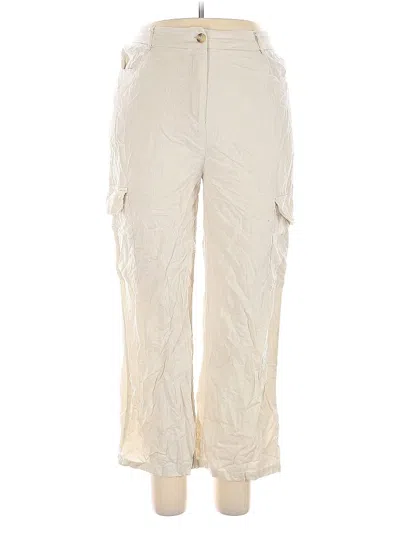 Pre-owned Sincerely Jules Linen Pants In White