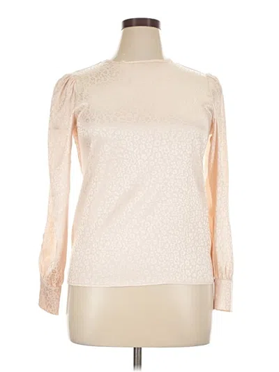 Pre-owned Sincerely Jules Long Sleeve Blouse In Ivory