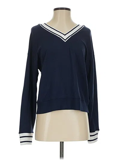 Pre-owned Sincerely Jules Long Sleeve Polo Shirt In Blue