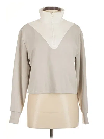 Pre-owned Sincerely Jules Long Sleeve Top Gray Turtleneck Tops