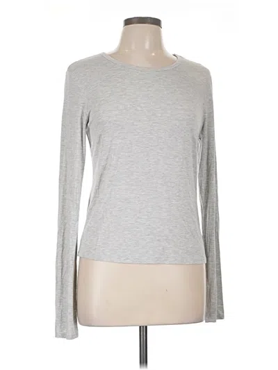 Pre-owned Sincerely Jules Long Sleeve T-shirt In Silver