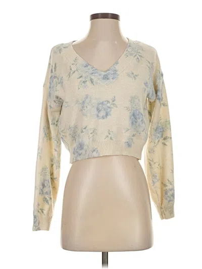 Pre-owned Sincerely Jules Long Sleeve T-shirt In White