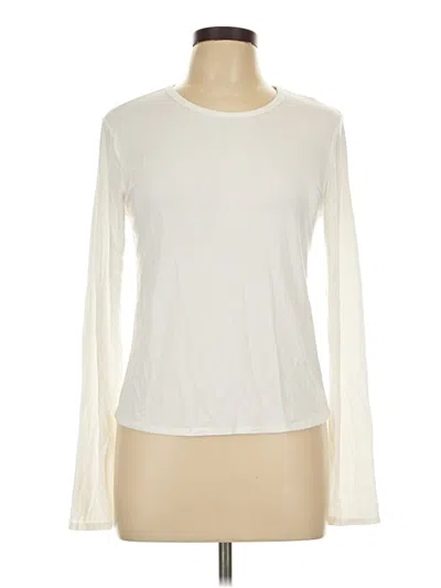 Pre-owned Sincerely Jules Long Sleeve T-shirt In White