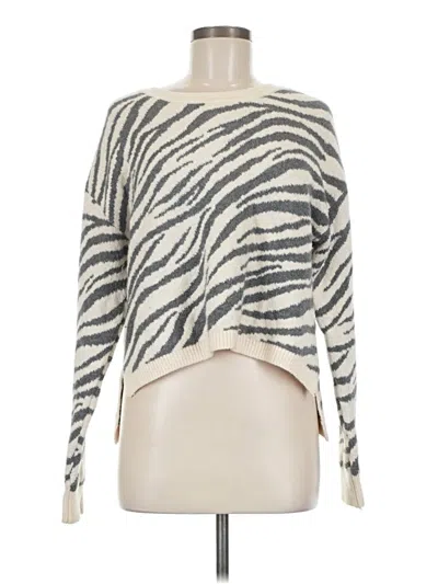 Pre-owned Sincerely Jules Long Sleeve Turtleneck In Ivory