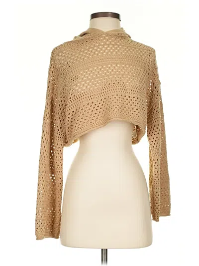Pre-owned Sincerely Jules Pullover Hoodie In Tan