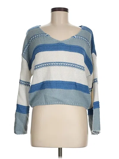 Pre-owned Sincerely Jules Pullover Sweater In Blue