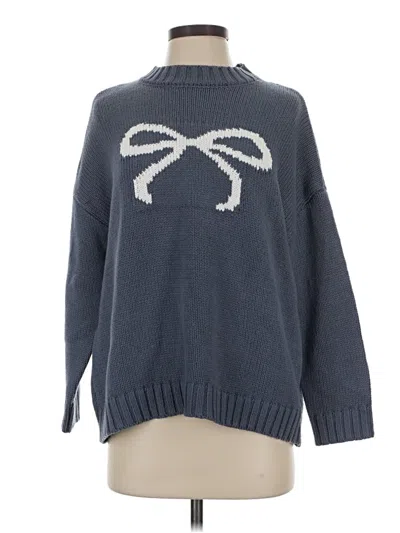Pre-owned Sincerely Jules Pullover Sweater In Blue