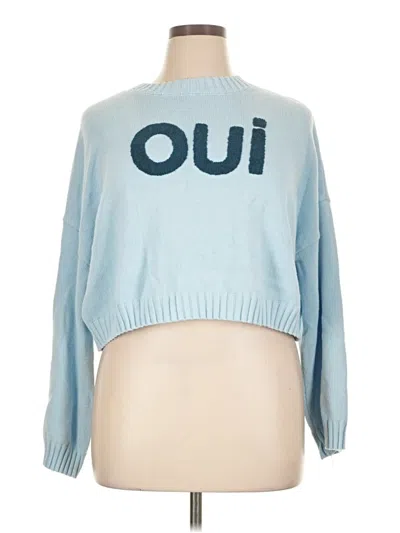 Pre-owned Sincerely Jules Pullover Sweater In Blue