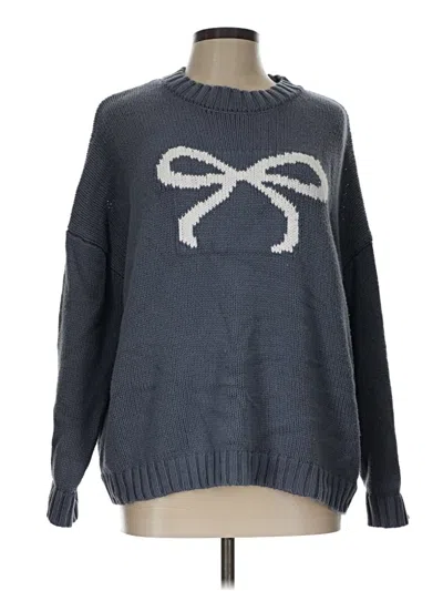 Pre-owned Sincerely Jules Pullover Sweater In Blue