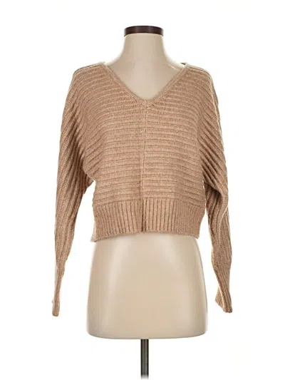 Pre-owned Sincerely Jules Pullover Sweater In Brown