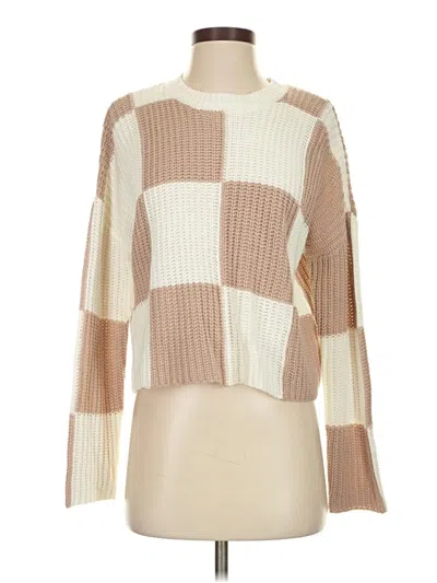 Pre-owned Sincerely Jules Pullover Sweater In Brown