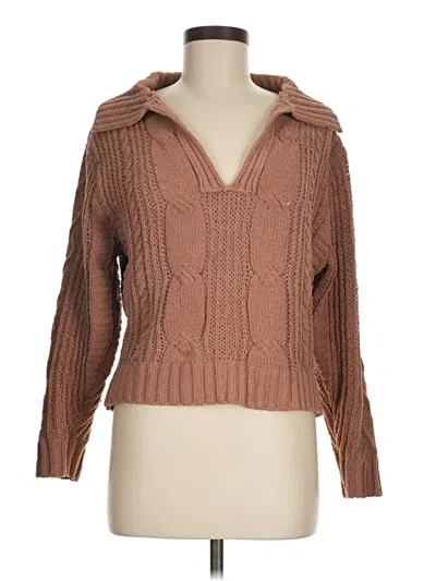 Pre-owned Sincerely Jules Pullover Sweater In Brown