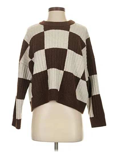 Pre-owned Sincerely Jules Pullover Sweater In Brown