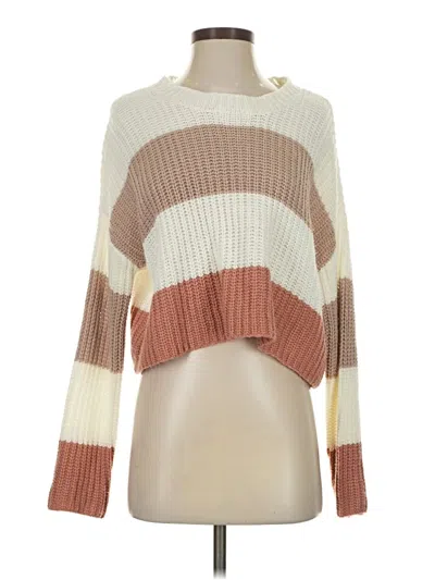 Pre-owned Sincerely Jules Pullover Sweater In Brown