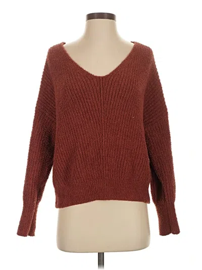 Pre-owned Sincerely Jules Pullover Sweater In Brown