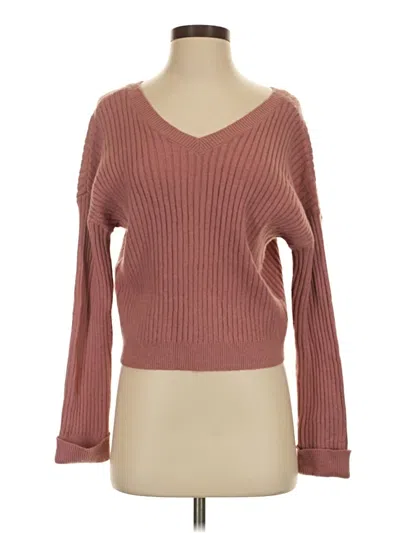Pre-owned Sincerely Jules Pullover Sweater In Brown