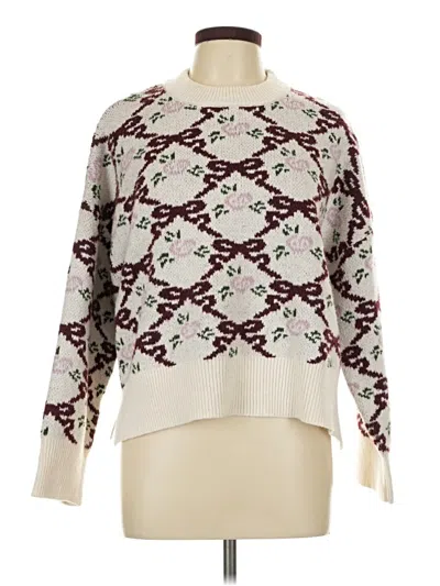 Pre-owned Sincerely Jules Pullover Sweater In Burgundy