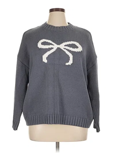 Pre-owned Sincerely Jules Pullover Sweater In Gray