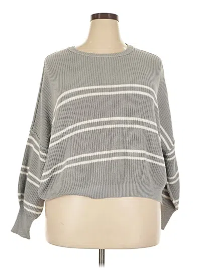 Pre-owned Sincerely Jules Pullover Sweater In Gray