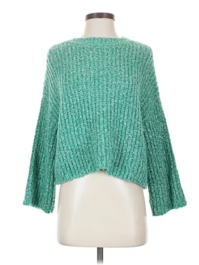 Pre-owned Sincerely Jules Pullover Sweater In Green