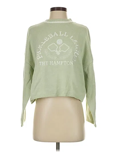 Pre-owned Sincerely Jules Pullover Sweater In Green