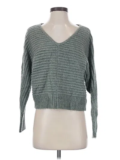 Pre-owned Sincerely Jules Pullover Sweater In Green