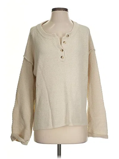 Pre-owned Sincerely Jules Pullover Sweater In Ivory