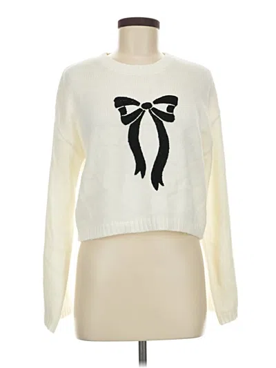 Pre-owned Sincerely Jules Pullover Sweater In Ivory