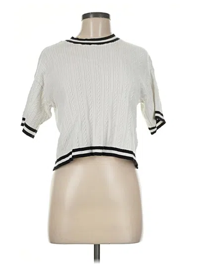 Pre-owned Sincerely Jules Pullover Sweater In Ivory