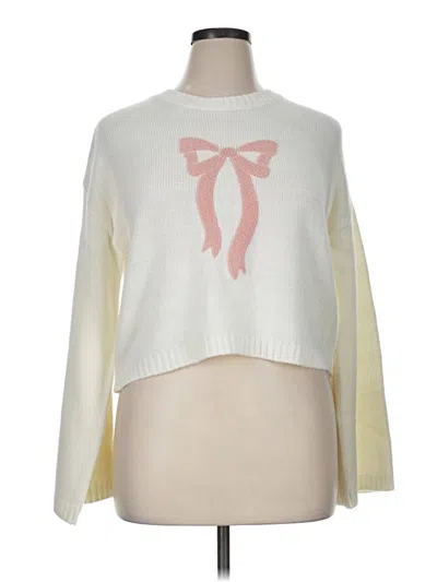 Pre-owned Sincerely Jules Pullover Sweater In Ivory