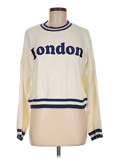 Pre-owned Sincerely Jules Pullover Sweater In Ivory