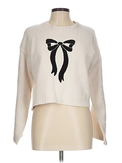 Pre-owned Sincerely Jules Pullover Sweater In Ivory