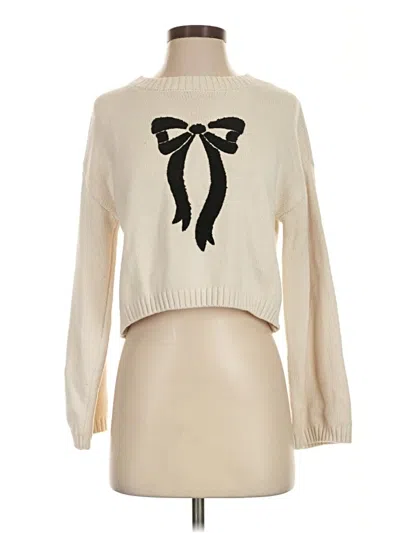 Pre-owned Sincerely Jules Pullover Sweater In Ivory