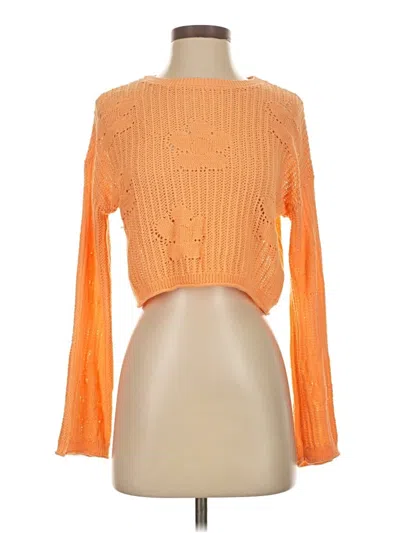 Pre-owned Sincerely Jules Pullover Sweater In Orange