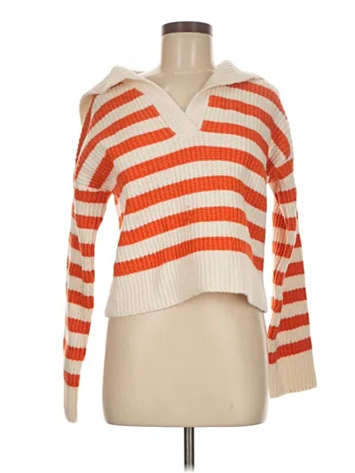 Pre-owned Sincerely Jules Pullover Sweater In Orange