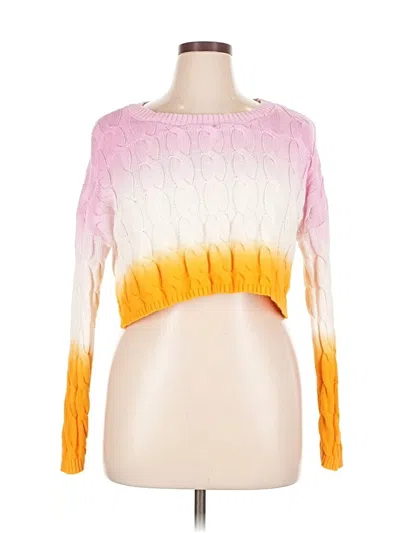 Pre-owned Sincerely Jules Pullover Sweater In Pink