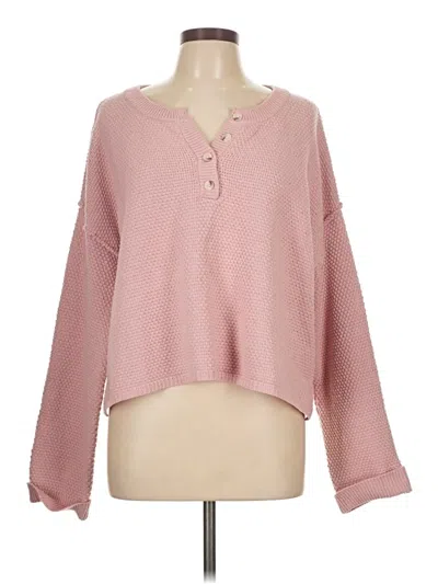 Pre-owned Sincerely Jules Pullover Sweater In Pink