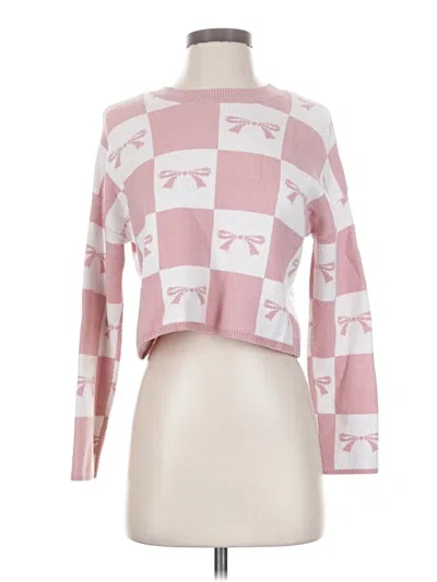 Pre-owned Sincerely Jules Pullover Sweater In Pink
