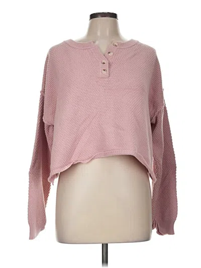 Pre-owned Sincerely Jules Pullover Sweater In Pink