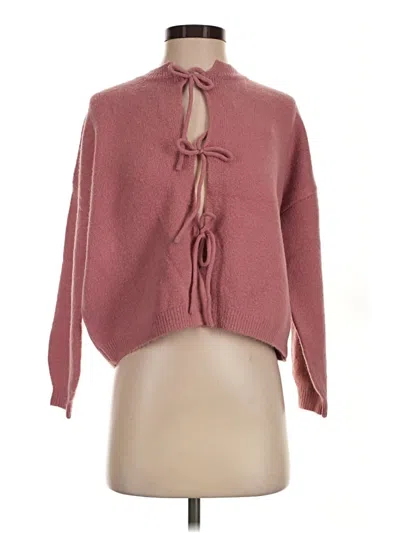 Pre-owned Sincerely Jules Pullover Sweater In Pink