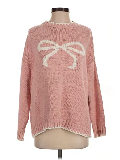 Pre-owned Sincerely Jules Pullover Sweater In Pink