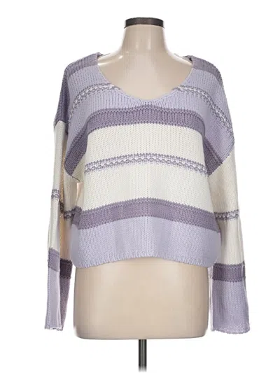 Pre-owned Sincerely Jules Pullover Sweater In Purple