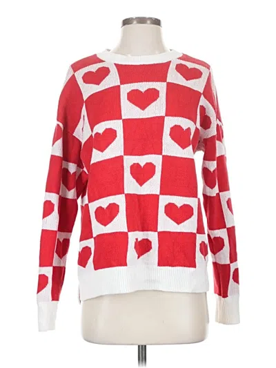 Pre-owned Sincerely Jules Pullover Sweater In Red