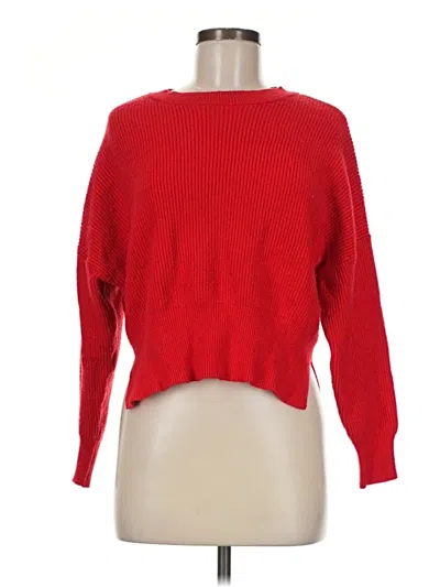 Pre-owned Sincerely Jules Pullover Sweater In Red