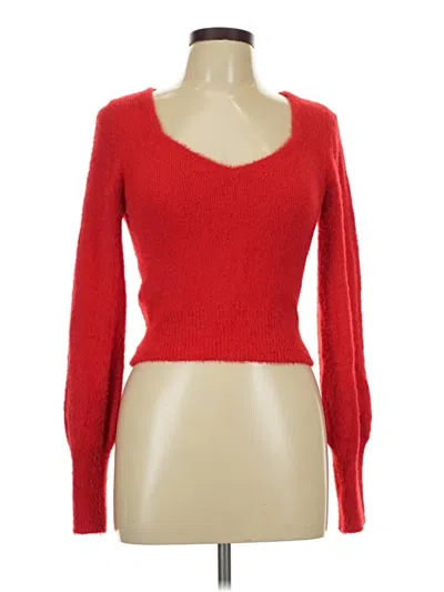 Pre-owned Sincerely Jules Pullover Sweater In Red