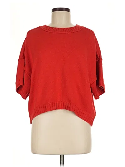 Pre-owned Sincerely Jules Pullover Sweater In Red