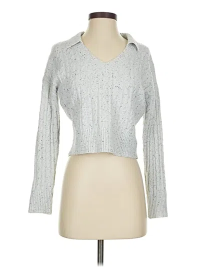 Pre-owned Sincerely Jules Pullover Sweater In Silver